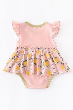 Pink Lemon Romper - 3M