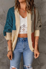 Colorblock Batwing Cardi