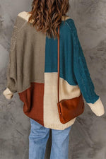 Colorblock Batwing Cardi