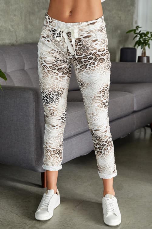 Cheetah Print Jogger