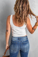 Silky Layer Crop Tank