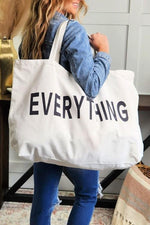 Everything Canvas Tote