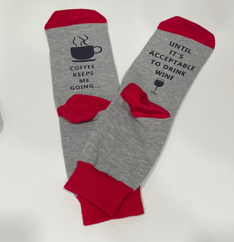 Coffee and Wine socks