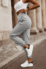 Smocked Waist Jogger Pants