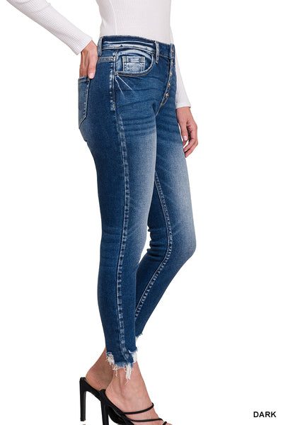 Zenana Button Fly Skinny