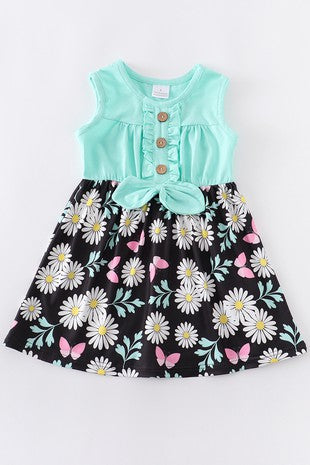 Mint Daisy Dress - 3 Years