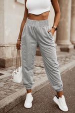 Smocked Waist Jogger Pants