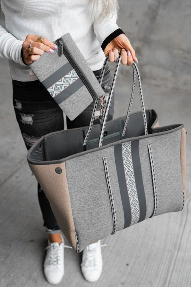 Neoprene Tote Bags – Full of Charm Paper & Boutique