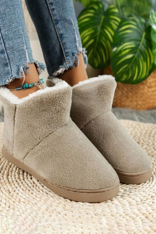 Fuzzy Boot Slippers