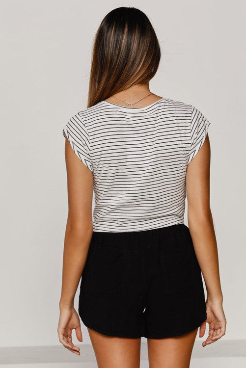 Semi Crop Stripe