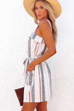 Stripes and Frills Dress