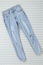 Light Wash Mid Rise Skinny