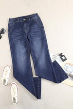 High Waisted Dark Wash Jean