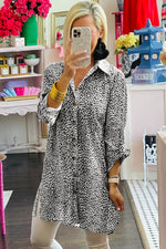 Leopard Shirt Dress