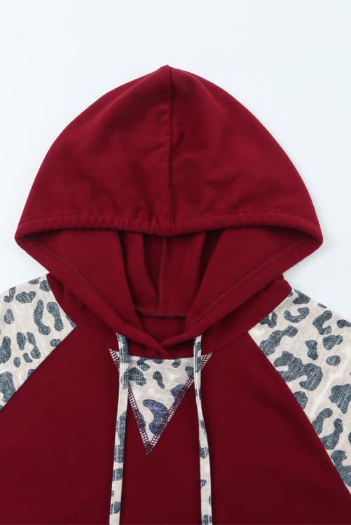 Leopard Fleece Hoodie