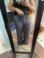 Mineral Washed Wide Leg comfy pants