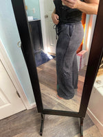 Mineral Washed Wide Leg comfy pants