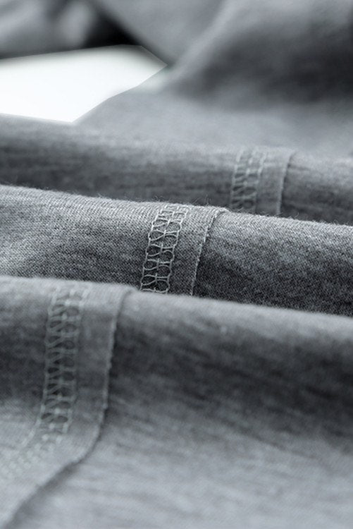 Grey Raw Seam Sweatpants