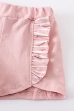 Pink Ruffle Baby Set  - 3 month