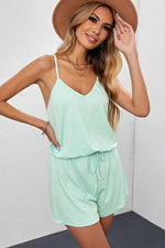 Solid Tank Romper