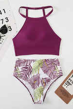 Halter High Waisted Swimsuit